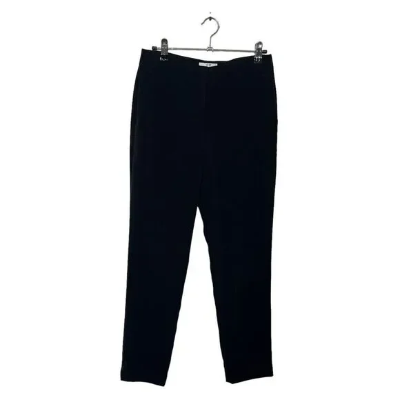 Co Essentials Black Cigarette Trousers Cropped Pants Japanese Fabric Womens XS